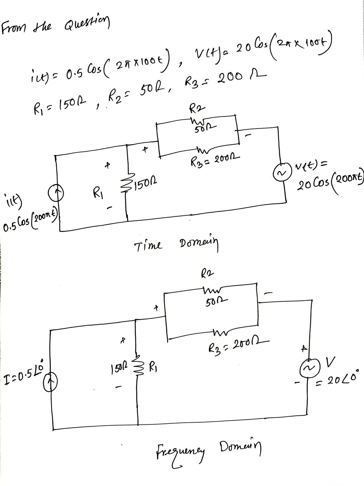 Electrical Engineering homework question answer, step 1, image 1